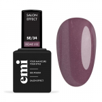 E.MiLac Salon Effect Gel Nail Polish Geelk&uuml;&uuml;nelakk 34 Brown with Glitter