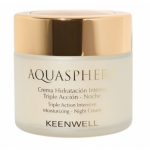 Keenwell Aquasphera Crema Hidratacion Intensa Nocha Kolmekordse toimega intensiivne niisutav &ouml;&ouml;kreem 80ml