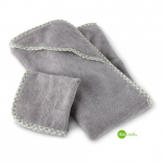 Baby Hooded Towel Set Beebir&auml;tik kapuutsiga Grey
