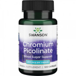 Chromium Picolinate Toidulisand Kroom 200 mcg 100 kapsulit