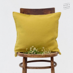 Linen Cushion Cover Linasest padjakate Lemon Curry