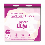 Bamboo Lotion Tissue Pleegitamata bambusest taskur&auml;tikud aloe vera ja gl&uuml;tseriiniga 100 tk.