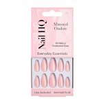 Nail HQ Almond Ombre Nails Kvaliteetne kunstk&uuml;&uuml;nte komplekt 24 tk Kit