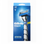 Mach3 Turbo Razor Handle and Refills Raseerija k&auml;epide ja kaks pead Seatud