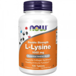 NOW Foods L-Lysine 1000 mg Toidulisand 100 kapsulit