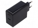 Power supply: switching | mains,plug-in | 5VDC, | 36W | 93.7x51x27mm