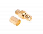 TV, SAT, HDMI, DVI kaablid ja tarvikud // Koaksiaalkaablite pistikud, tarvikud ja t&ouml;&ouml;riistad // Wtyk SMA H155 żeński zacisk. złoty