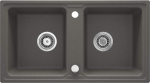 2-bowl granite sink