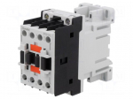 Contactor: 3-pole | NO x3 | Auxiliary contacts: NC | 24VDC | 9A | BF