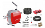 R600,230V ar instrumentu /spirāļu kompl.16-22mm R600, cauruļu tīrī&scaron;anas iekārta ar spirāļu / instrumentu komplektu &Oslash; 16-22mm\n\n