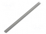 Profiles for LED modules | silver | L: 1m | MICRO-NK | aluminium