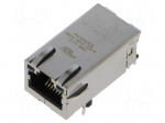 Connector: RJ45 | socket | PIN: 8 | Cat: 5e | shielded,with LED | 8p8c