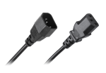 Arvuti komponendid ja tarvikud // PC/USB/LAN kaablid // Kabel zasilający AC komputera przedłużacz 1,8m