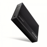 AXAGON EE35-GTR USB-C 3.2 Gen 1 - SATA 6G, 3.5" External Hard Drive Enclosure, Fluted - Black