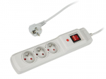 Elektrimaterjalid // Elektri laiendid, Pikendusjuhtmete, hajutuste ja UK ja USA adapterite komplekt // 98-407# Filtr sieciowy 1,5m  multi m3 szary