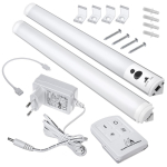 Sise universaalne valgustus // Pinnapealsed LED valgustid // Podszafkowa lampa LED Maclean, liniowa, zestaw 2 moduły z pilotem i zasilaczem, max 4 moduły na jednym zasilaczu, MCE245