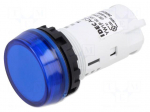 Control lamp | 22mm | YW | Illumin: LED | &Oslash;22.5mm | IP65 | 24VAC | blue
