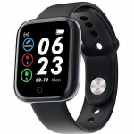 Fitness bracelet iLike  M7 Smart & Fit Watch with Full Touch 1.3'' IPS Media control / HR / Blood pressure / Social Black