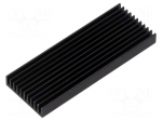Heatsink: extruded | flat | DIL | black | L: 51mm | W: 18.9mm | H: 4.8mm
