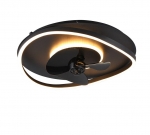 Trio Sortland LED ceiling fan matt black  R67393132 4017807606027