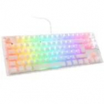 Ducky One 3 Aura White TKL Gaming Tastatur, RGB LED - MX-Speed-Silver