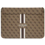 Back panel cover Guess  Guess 4G Printed Stripes cover for a 16" laptop - brown
