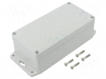 Enclosure: multipurpose | X: 80mm | Y: 160mm | Z: 55mm | polycarbonate