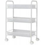 Furniture sections and sets // Kontorim&ouml;&ouml;bel // AG952A Mobilny regał kuchenny stolik   biały