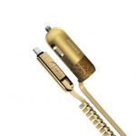 Auto charger Remax Universal Finchy RCC103 Car Charger Gold