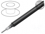 Wire: coaxial | RG223/U | wire | Cu | PVC | black | 5.4mm