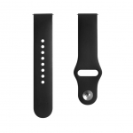 Strap Evelatus  Evelatus 20mm Silicone Loop Watch Straps (S/M 110mm) Black