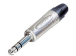 NEUTRIK - JACK PLUG CONNECTOR, 3-PIN MALE, 6.3&nbsp;mm, NICKEL