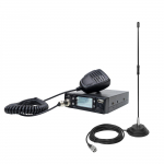 CB PNI Escort HP 9700 USB Radio Station Package and CB PNI Extra 40 Antenna with magnetic base, 12V / 24V power supply, cigarette lighter plug included