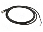 Cable: for sensors/automation | M12 | PIN: 4 | straight | 2m | PUR