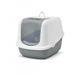 SAVIC Nestor Jumbo White-Grey &ndash; covered cat litter box &ndash; 66.5x48.5x46.5 cm &ndash; 1 pc.