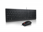Lenovo Essential Wired Combo Keyboard and Mouse | Keyboard and Mouse Set | Wired | Mouse included | Nordic | Black