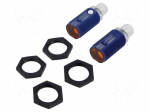 Sensor: photoelectric | straight | Range: 0&divide;30m | NPN | Usup: 10&divide;30VDC