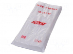 Plastic bag | L: 500mm | Width: 180mm | Thick: 6um | HDPE | transparent