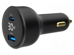 USB power supply | USB A socket,USB C socket | Sup.volt: 12&divide;24VDC