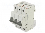Circuit breaker | 230/400VAC | Inom: 25A | Poles: 3 | Charact: C | 10kA