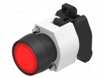 Switch: push-button | 22mm | Stabl.pos: 1 | red | IP65 | flat | 04 | Pos: 2