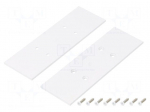Cap for LED profiles | white | steel | Application: VARIO30