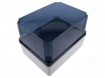 Enclosure: multipurpose | X: 185mm | Y: 245mm | Z: 178mm | light grey