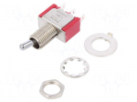 Switch: toggle | Pos: 2 | SPDT | ON-ON | 5A/120VAC | 5A/28VDC | -30&divide;85&deg;C