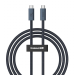 Cable USB C - USB C 1m 240W USB4, 40Gbps, 8K@60Hz Flash BASEUS