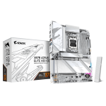 Gigabyte X870 AORUS ELITE X3D ICE | Processor family AMD | Processor socket AM5 | DDR5 | Supported hard disk drive interfaces SATA