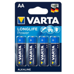 Patareid, akud, toiteplokid ja adapterid // AA, AAA ja muud suurused patareid, laadijad &ndash; saadaval tellimiseks // 4x bateria R-06 R06 AA 1,5V alkaliczne Longlife Power Varta