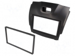 Radio mounting frame | Isuzu | 2 DIN | black