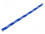 Rope | polypropylene | &Oslash;rope: 10mm | L: 100m | with a core | blue
