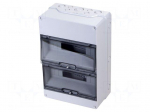 Enclosure: for modular components | IP55 | wall mount | white | 40 CD